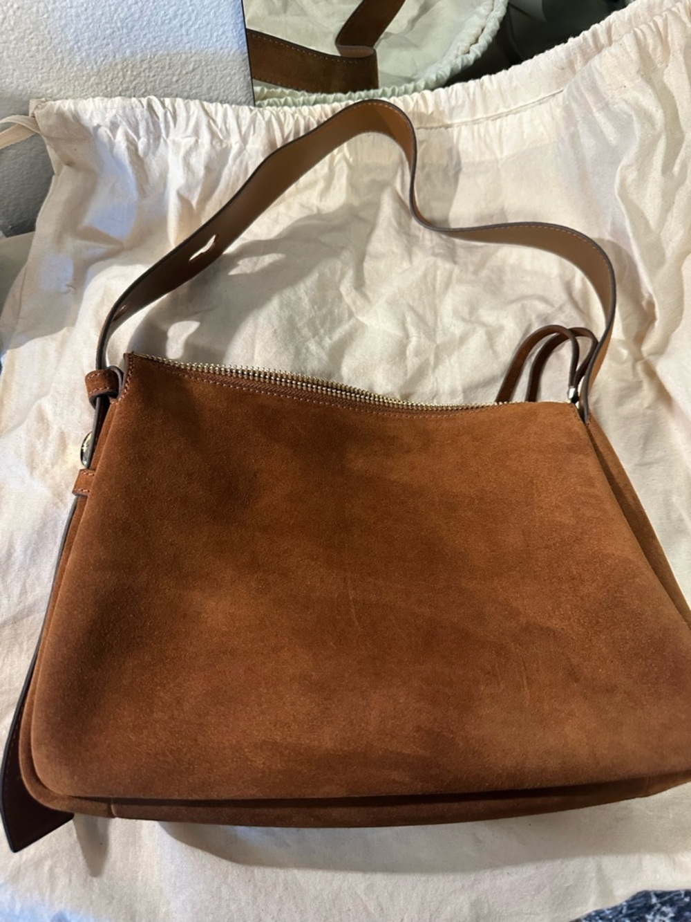Tory Burch Romy Suede Shoulder Bag